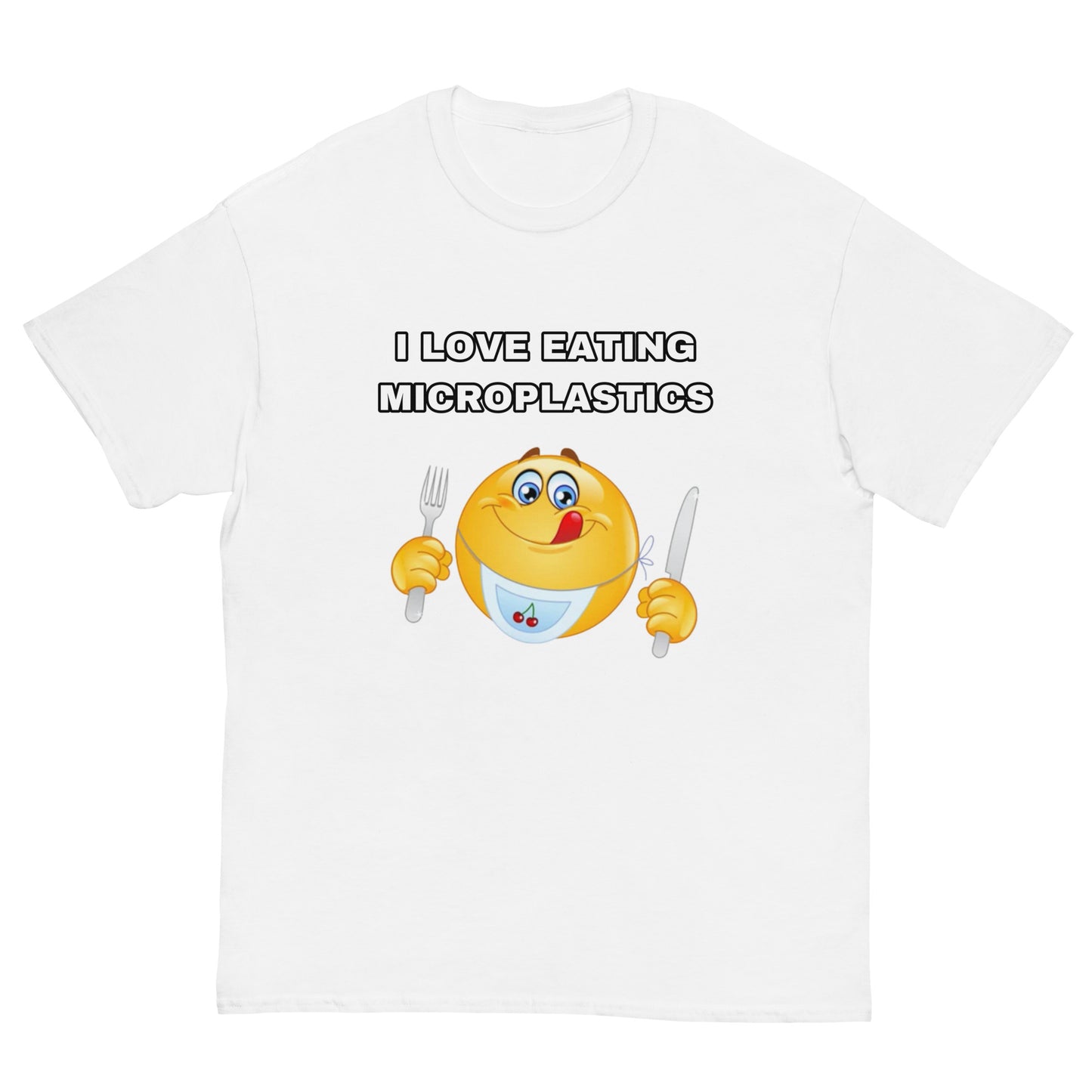 I LOVE EATING MICROPLASTICS Cringey Tee