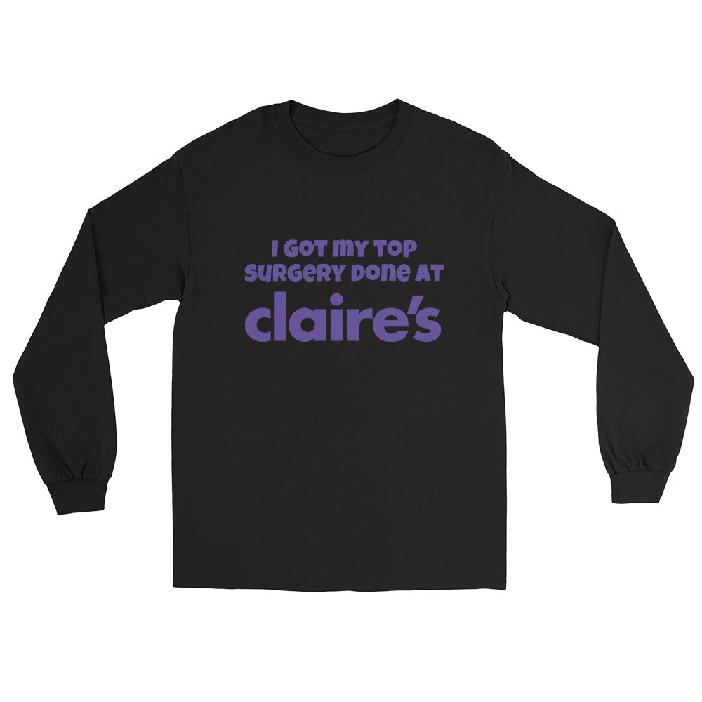 Top Surgery at Claire’s Long Sleeve Shirt