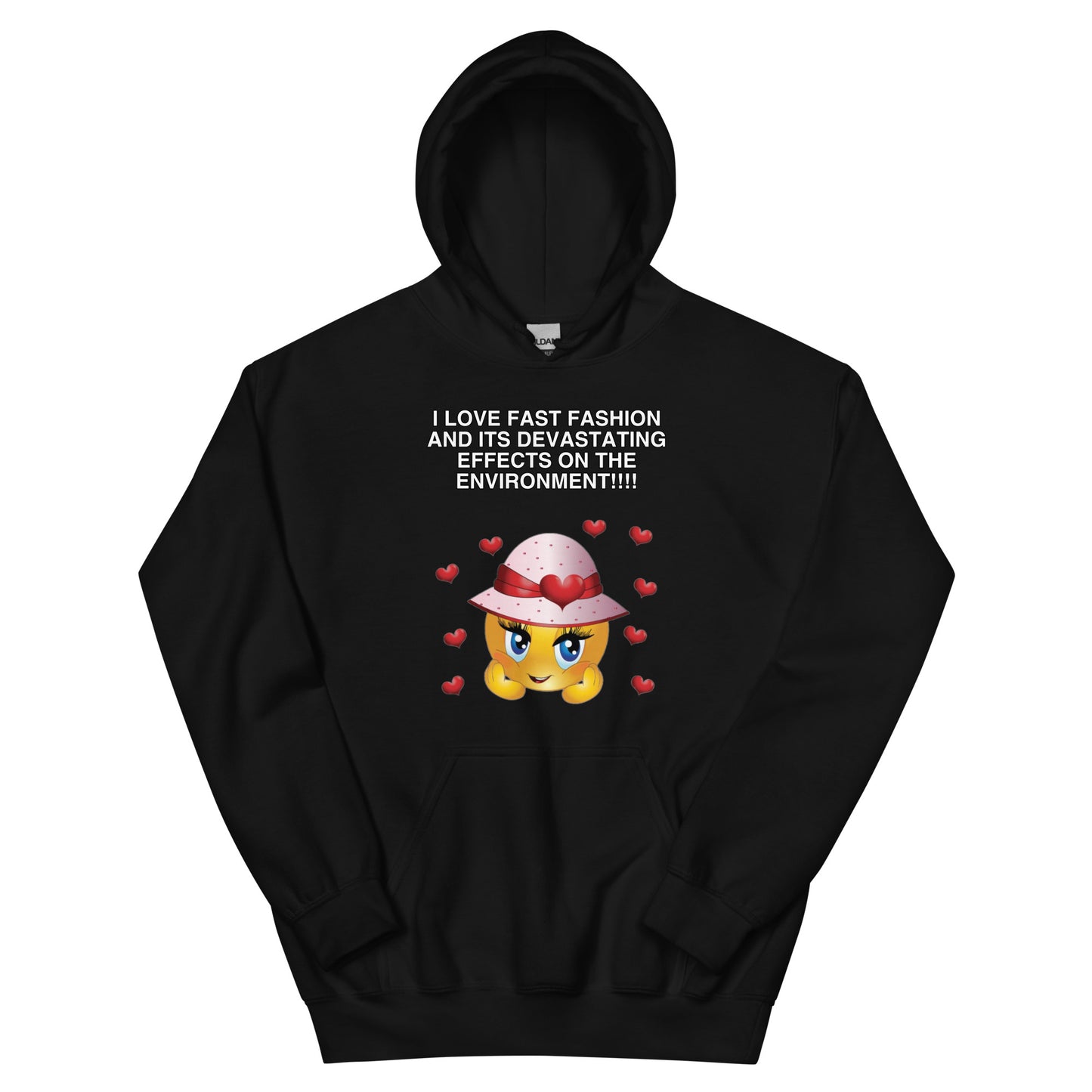 I Love Fast Fashion Cringey Hoodie