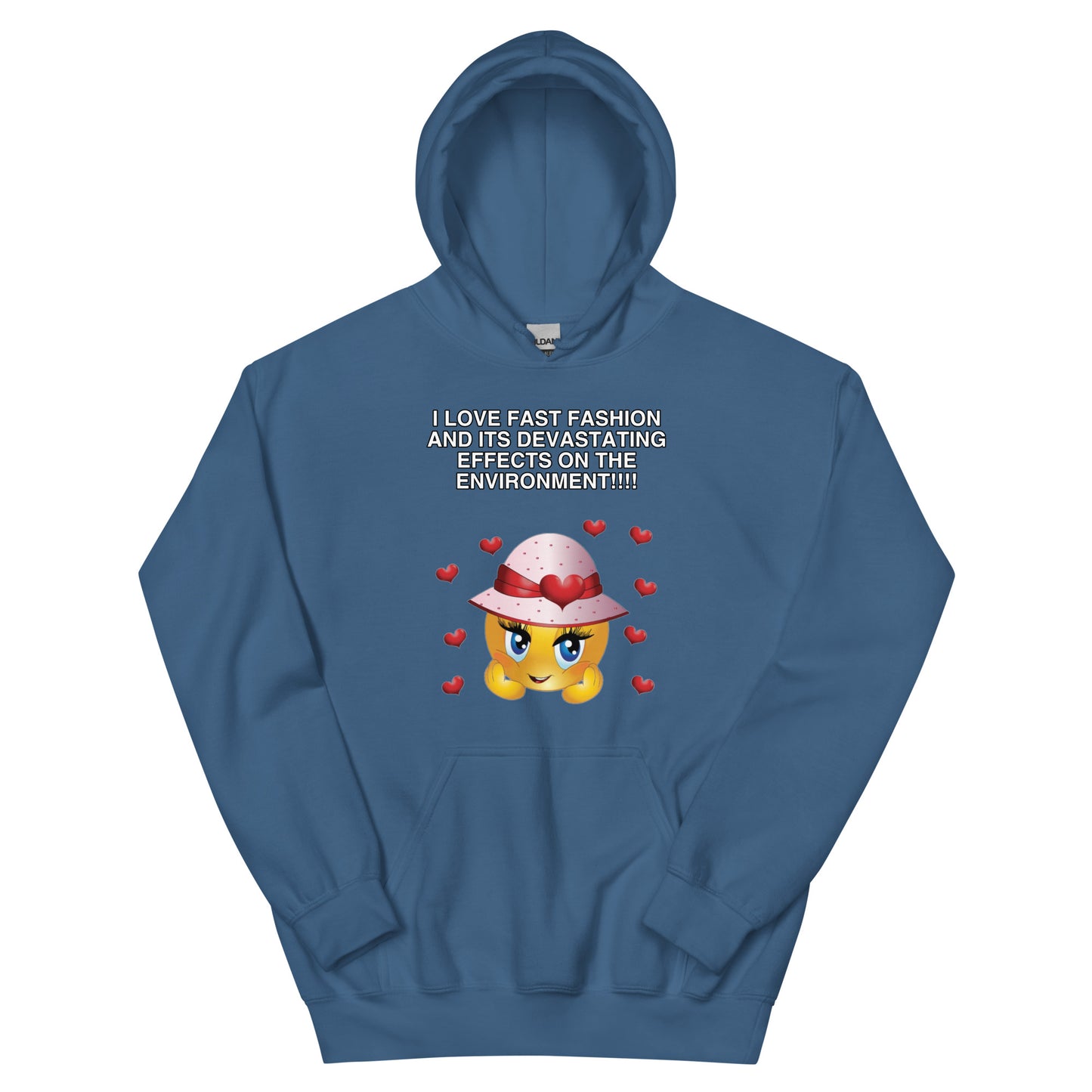 I Love Fast Fashion Cringey Hoodie