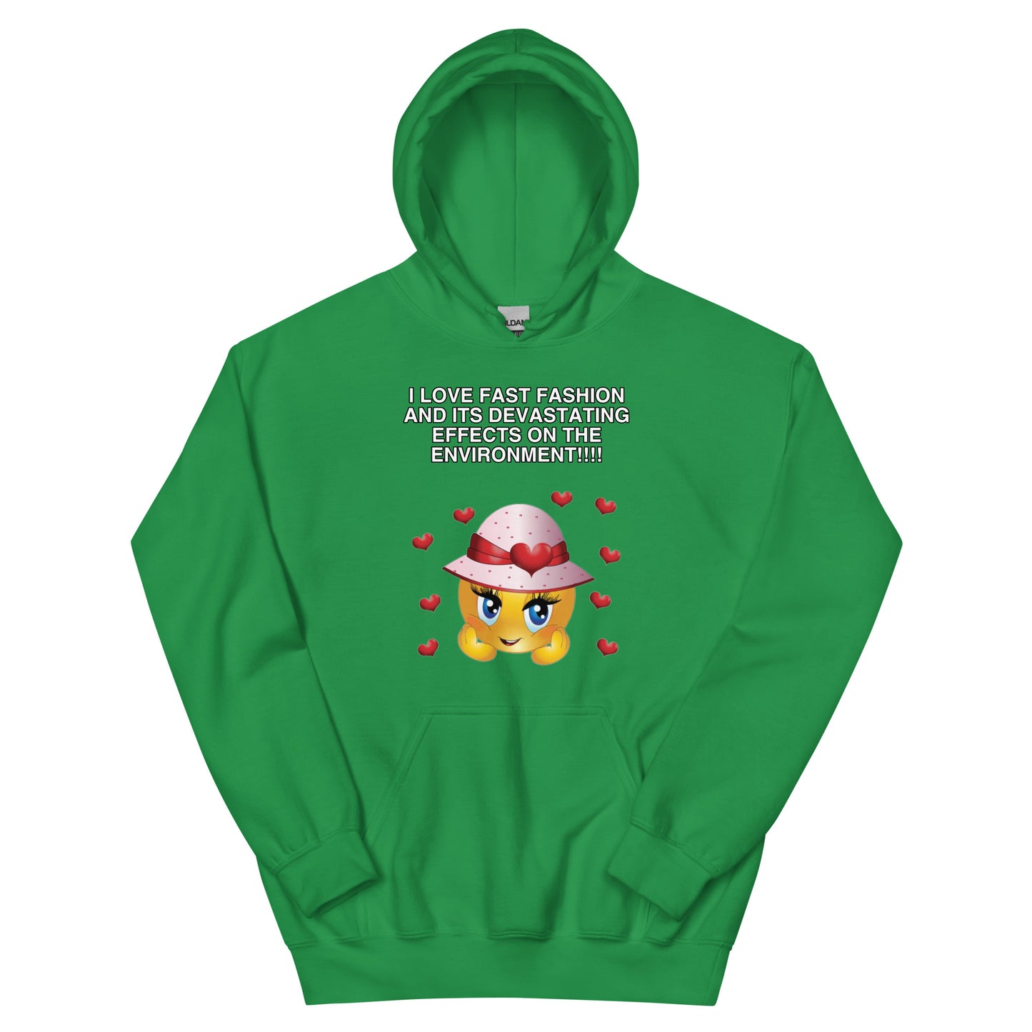 I Love Fast Fashion Cringey Hoodie