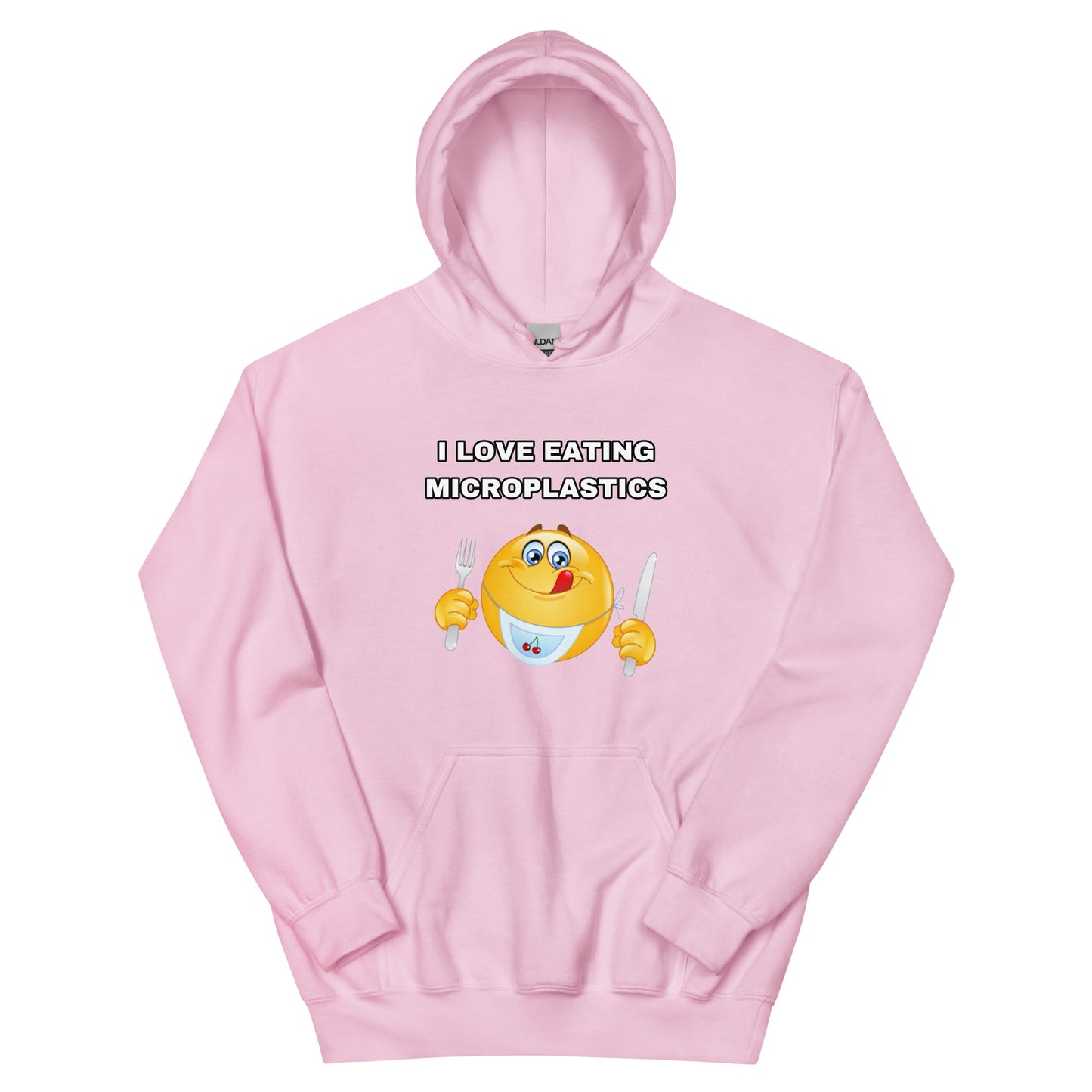 I LOVE EATING MICROPLASTICS Hoodie