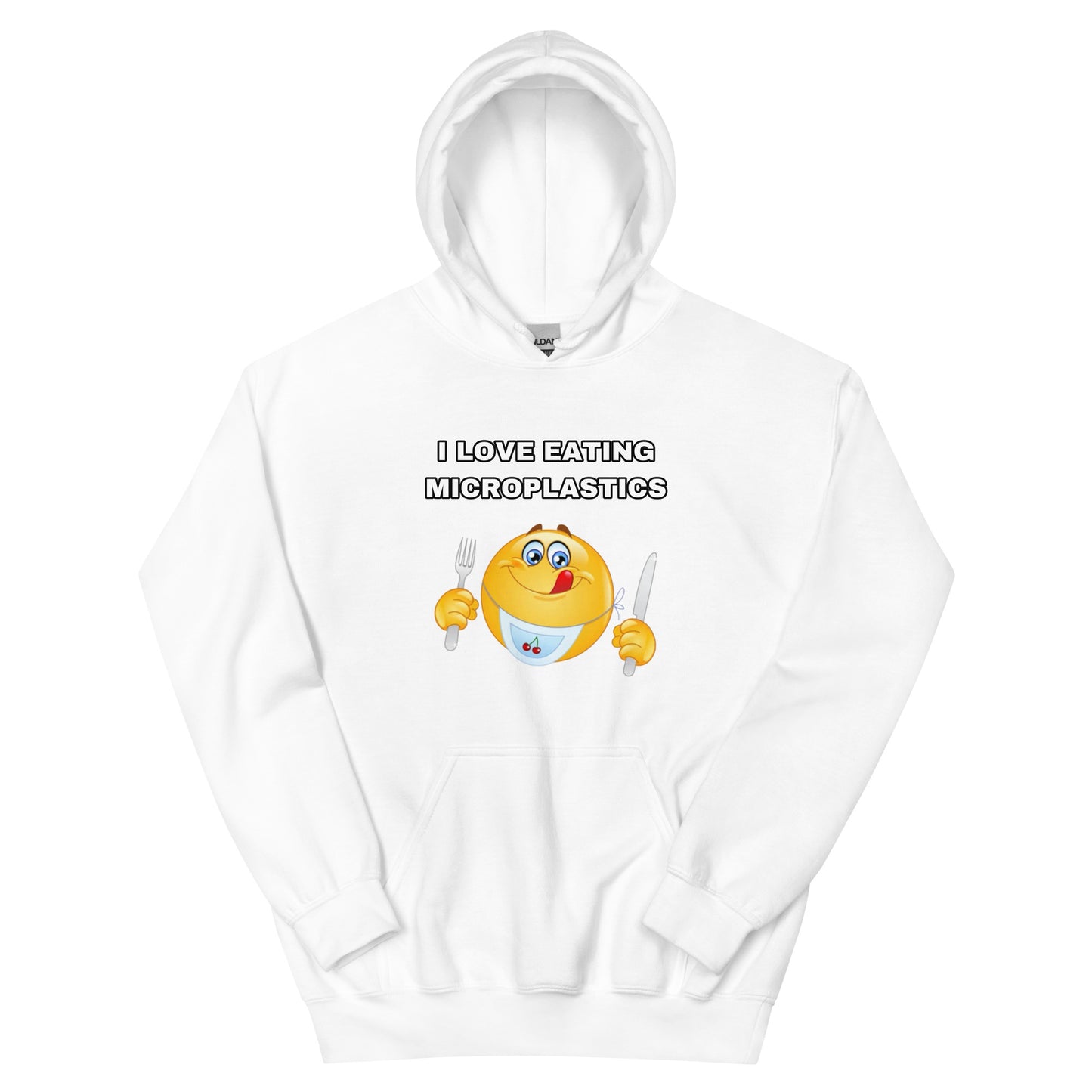 I LOVE EATING MICROPLASTICS Hoodie