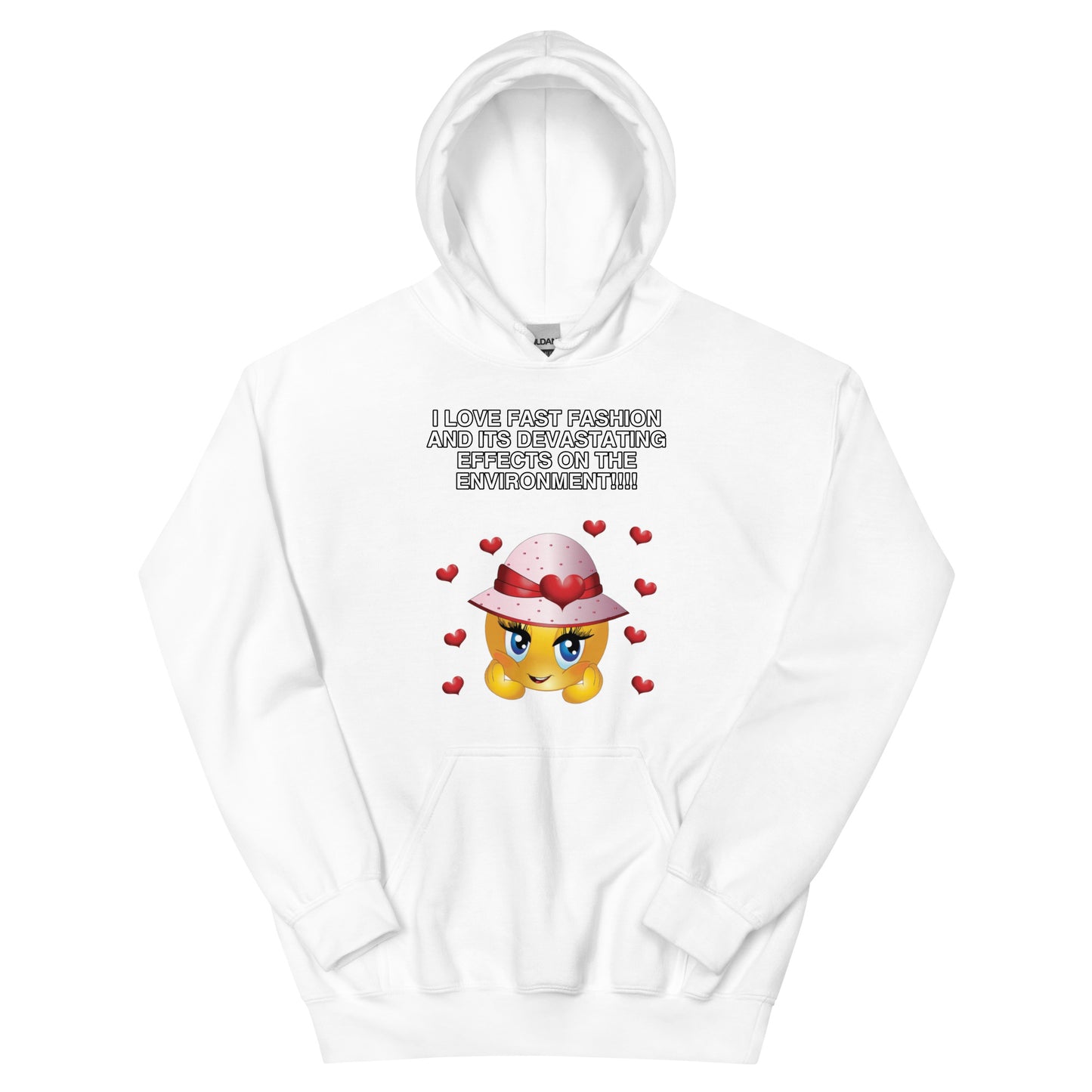I Love Fast Fashion Cringey Hoodie
