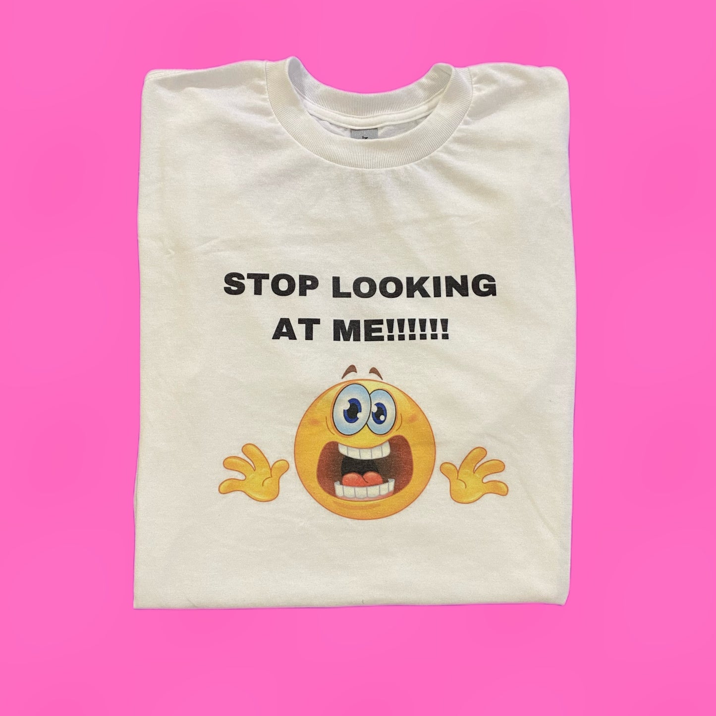 STOP LOOKING AT ME Cringey Tee