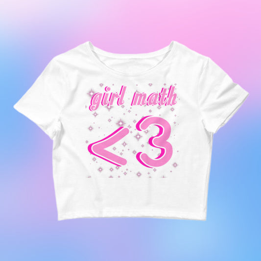 girl math cringey baby tee