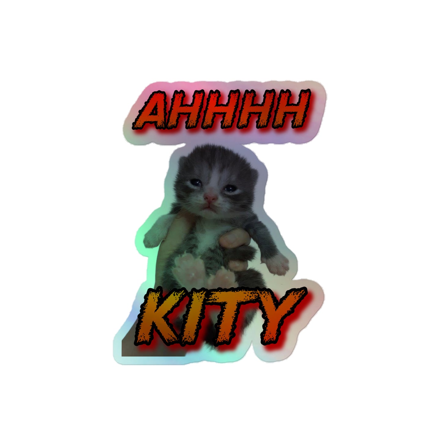 Kitty / Kity Cringey Sticker (Clean Version)