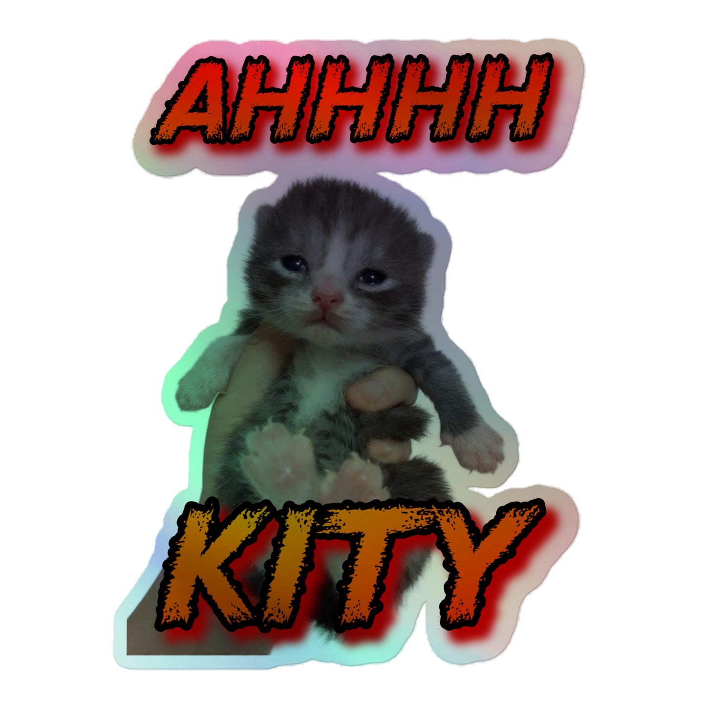 Kitty / Kity Cringey Sticker (Clean Version)
