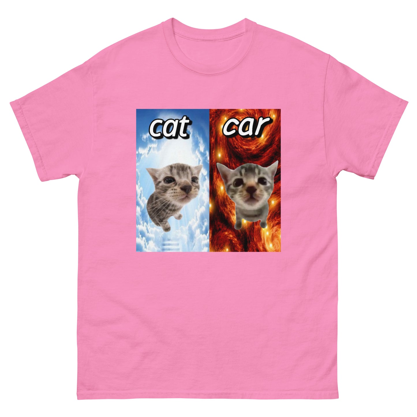 Cat vs Car Cringey Tee