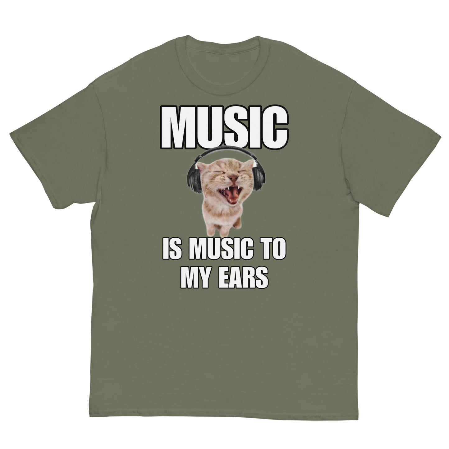 Cringey Music Cat Tee