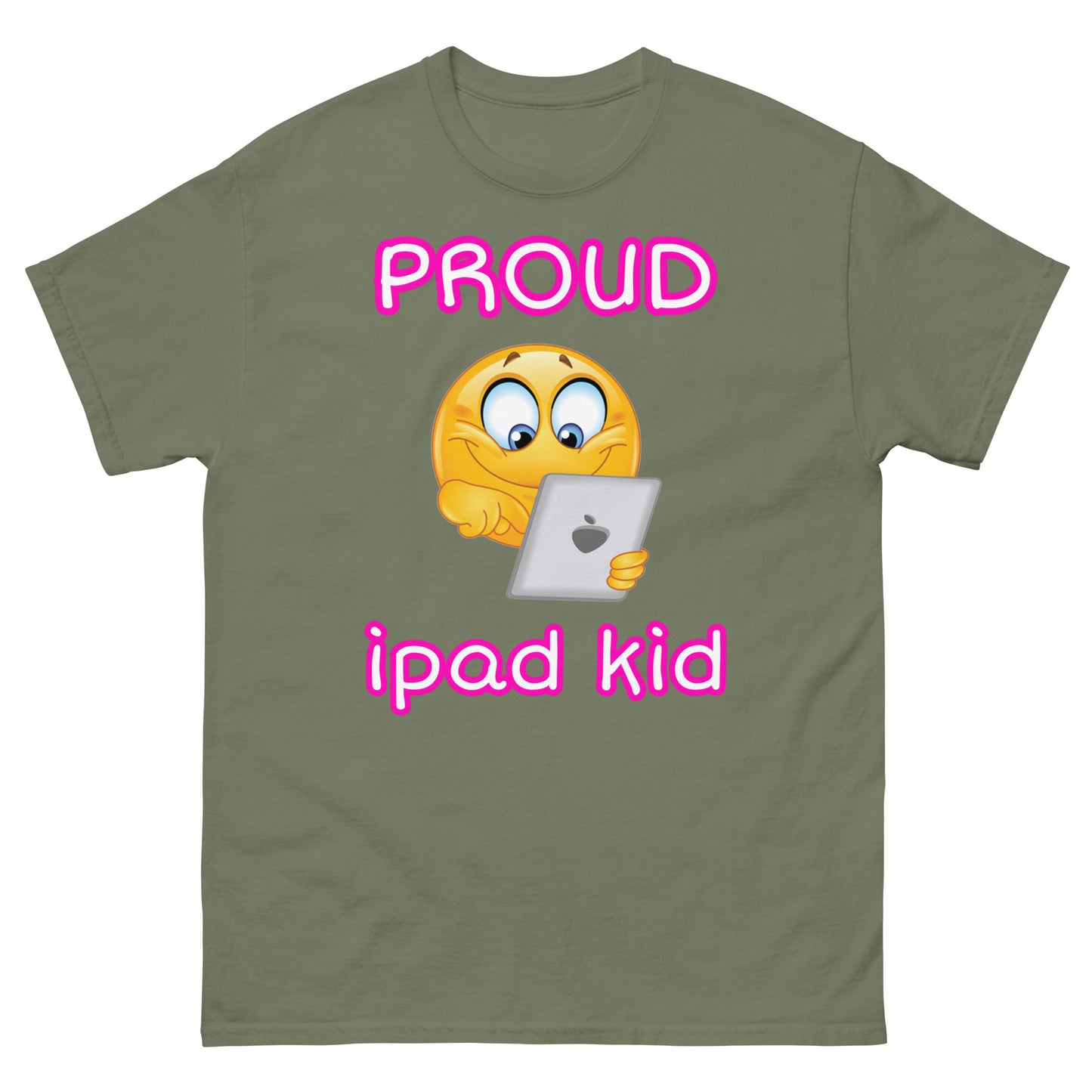 Proud Tablet Kid Cringey Tee