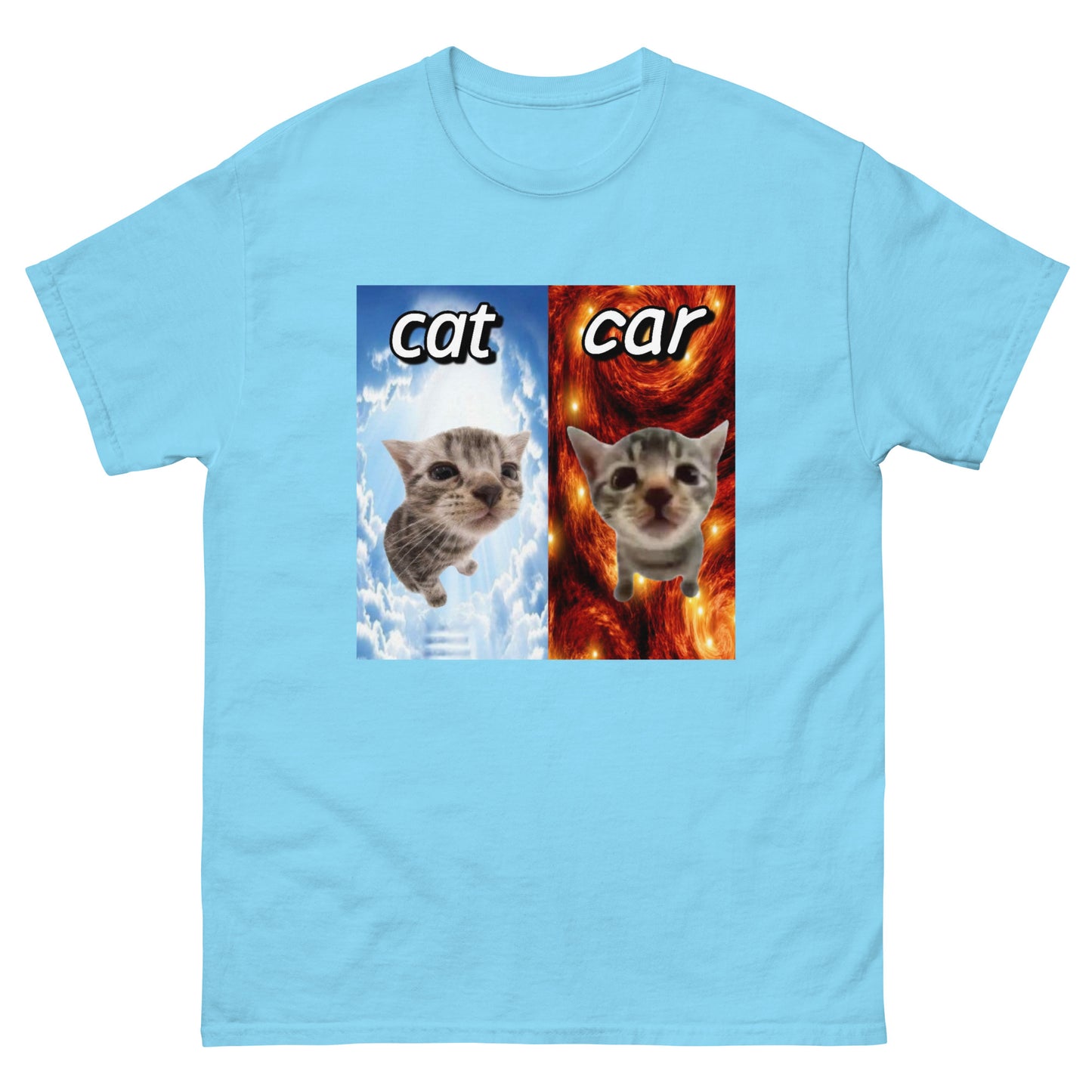 Cat vs Car Cringey Tee