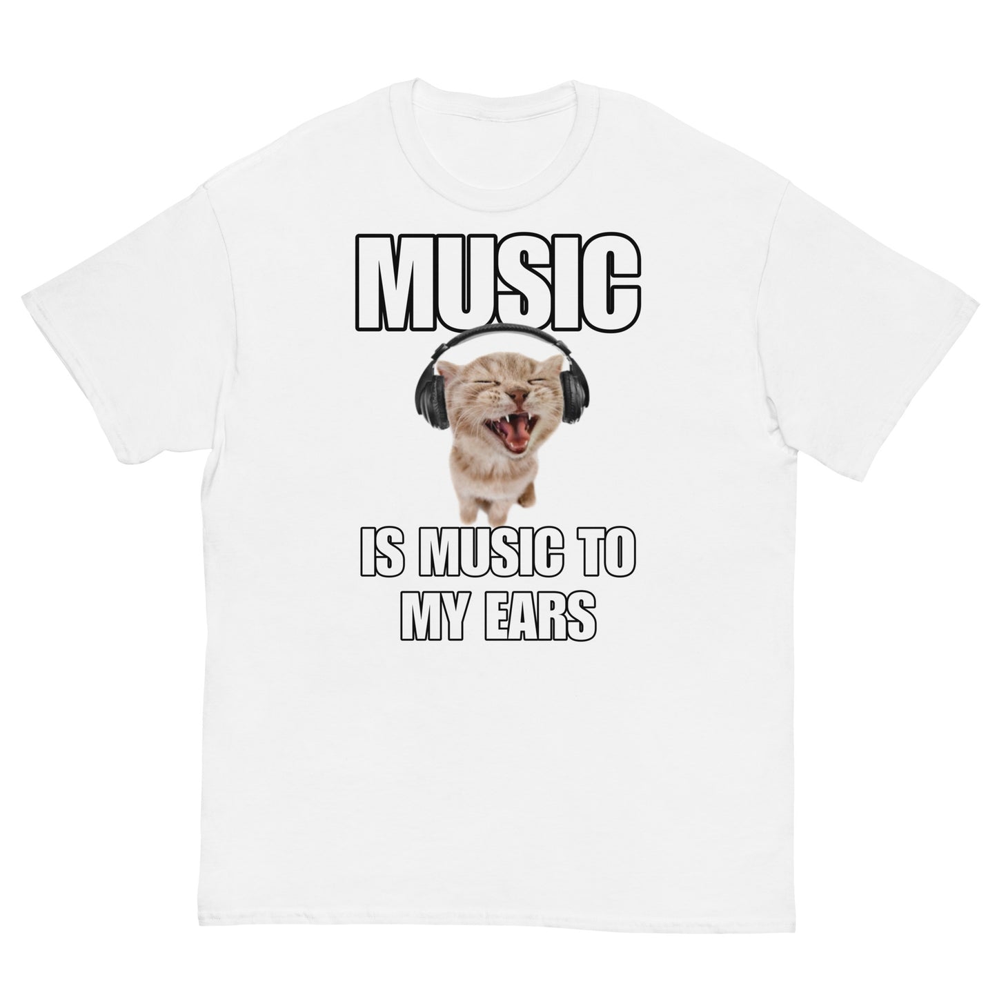 Cringey Music Cat Tee