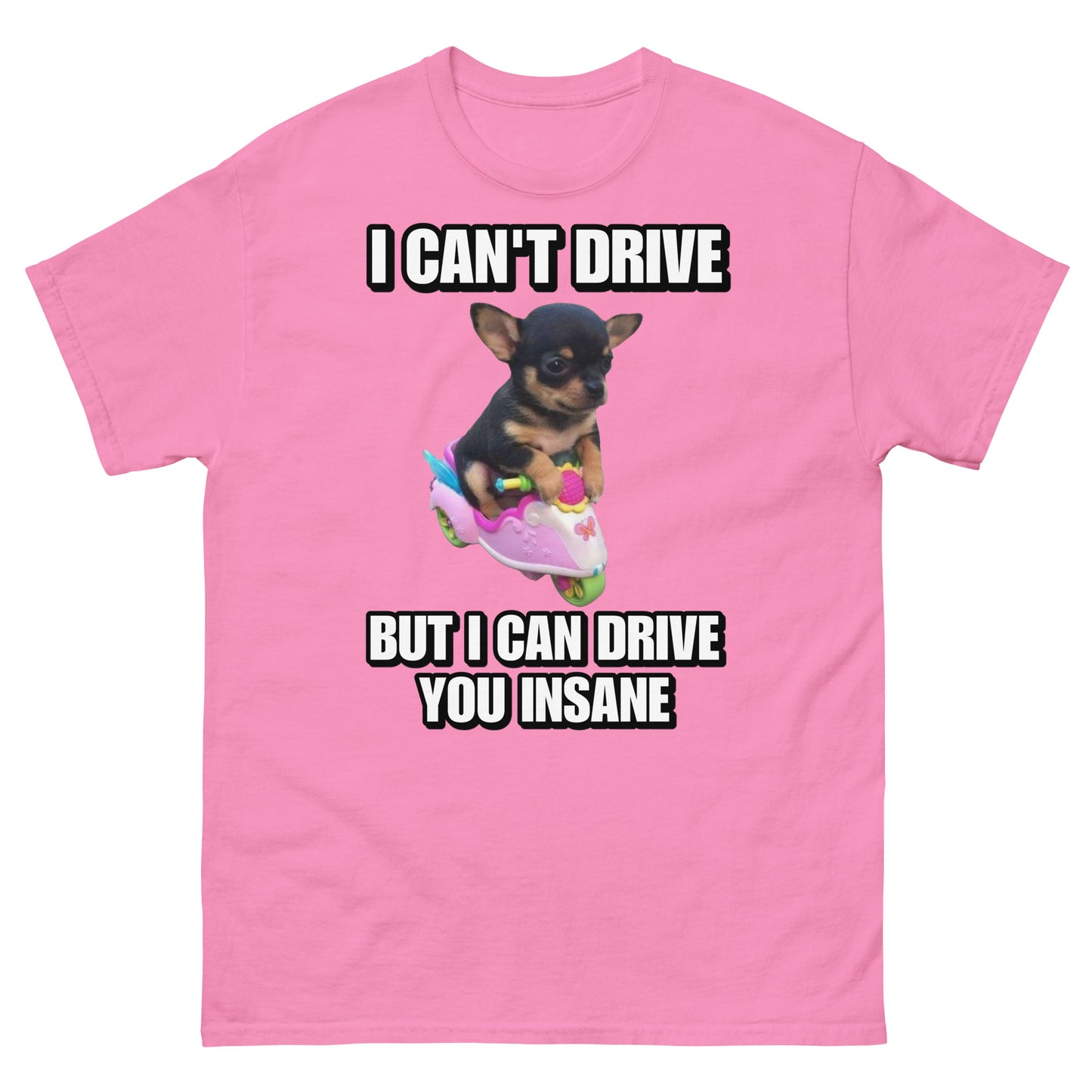 i can’t drive but I can drive you insane Cringey Tee