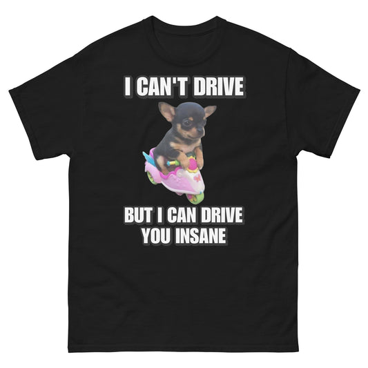 i can’t drive but I can drive you insane Cringey Tee