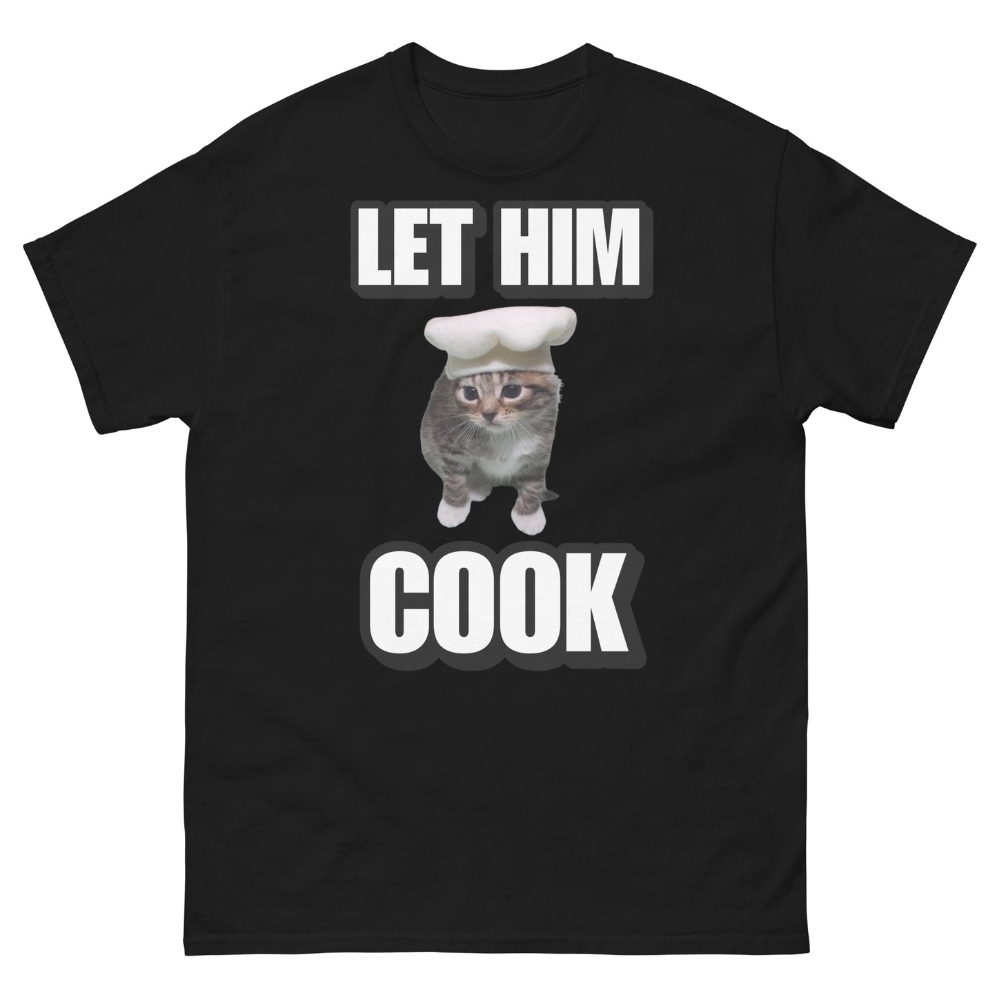 Let him cook kitty Cringey Tee