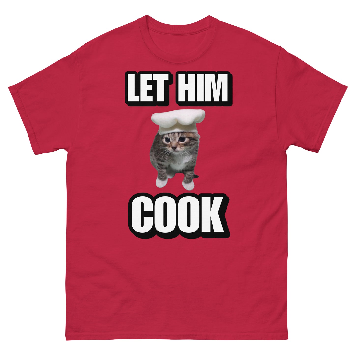 Let him cook kitty Cringey Tee