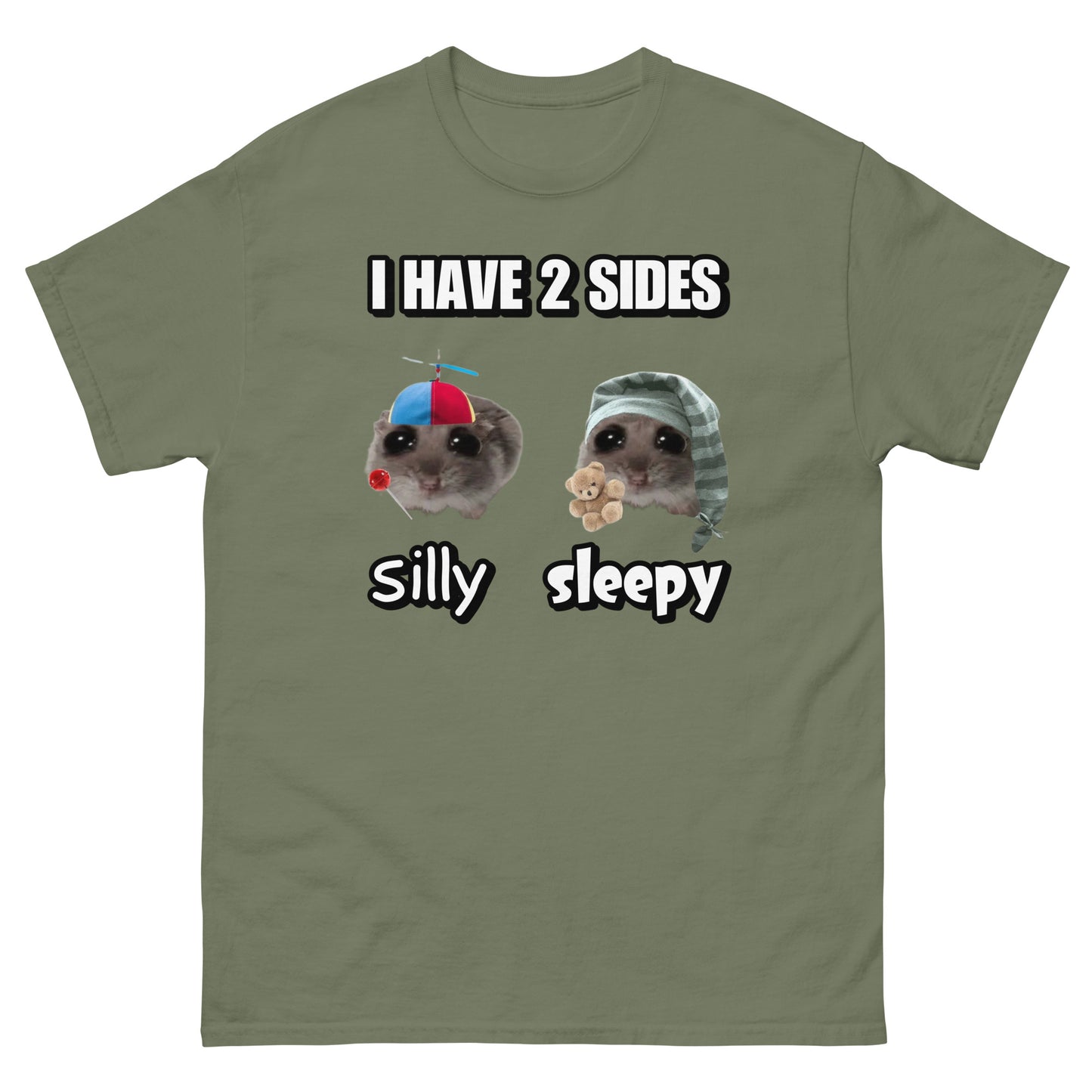 i have 2 sides Silly / Sleepy Cringey Tee