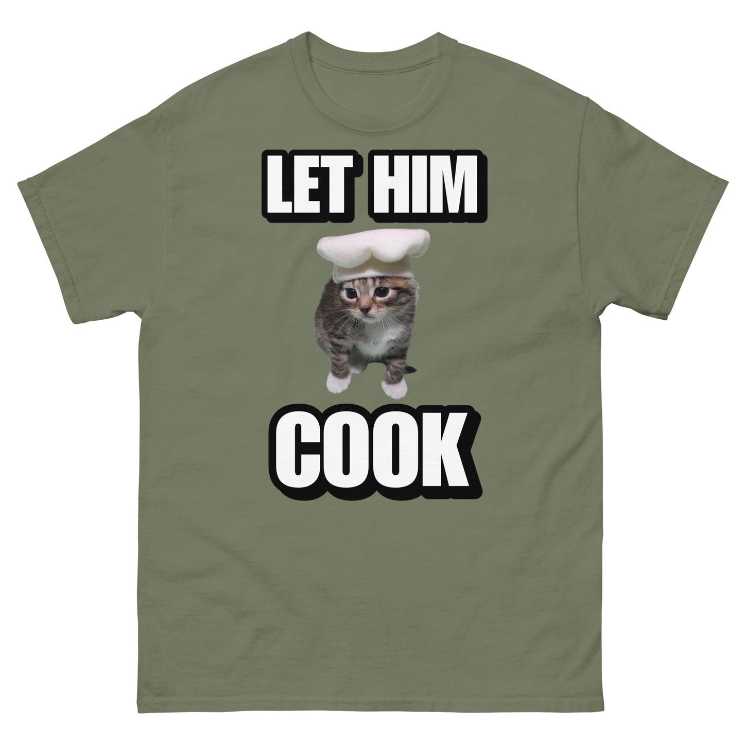 Let him cook kitty Cringey Tee