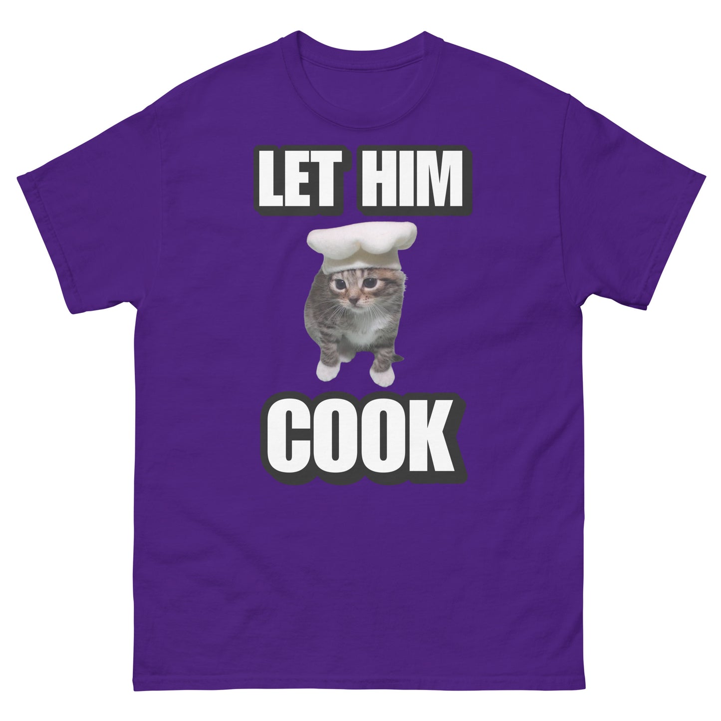 Let him cook kitty Cringey Tee