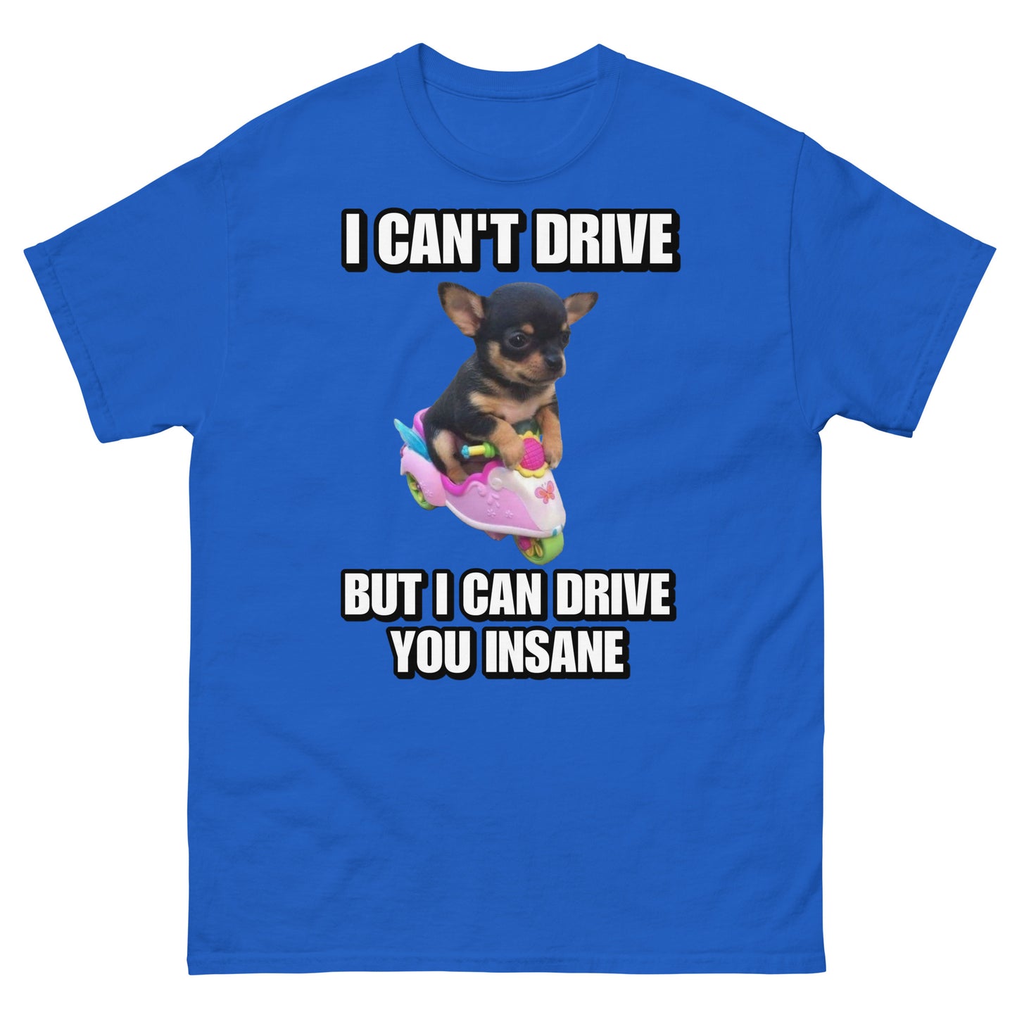 i can’t drive but I can drive you insane Cringey Tee