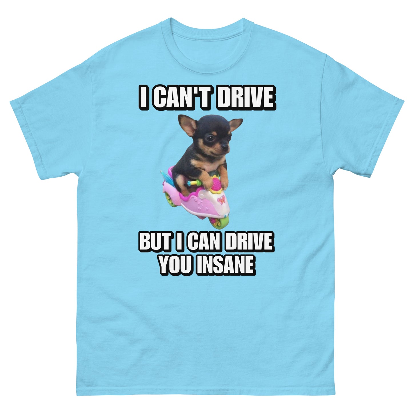 i can’t drive but I can drive you insane Cringey Tee