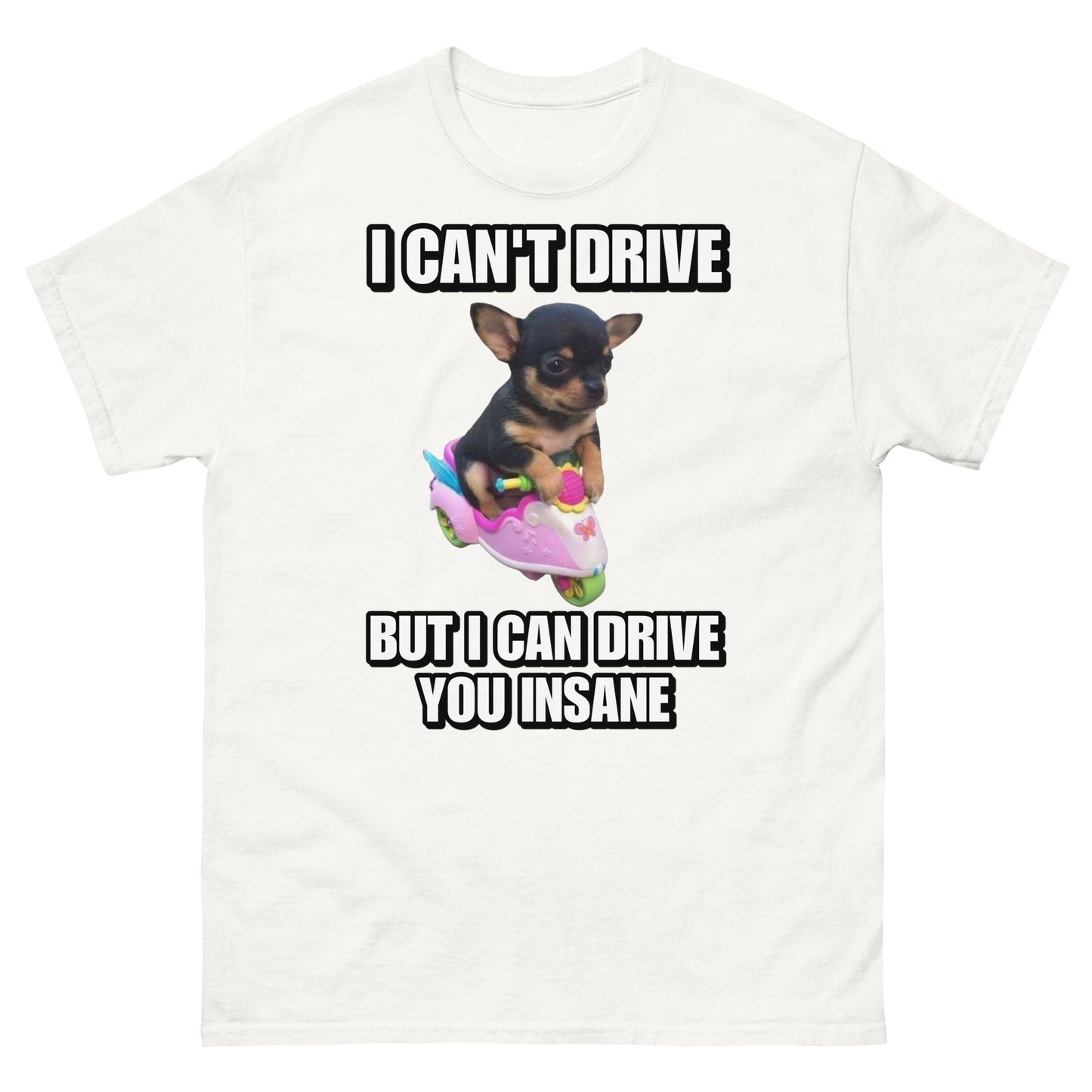 i can’t drive but I can drive you insane Cringey Tee