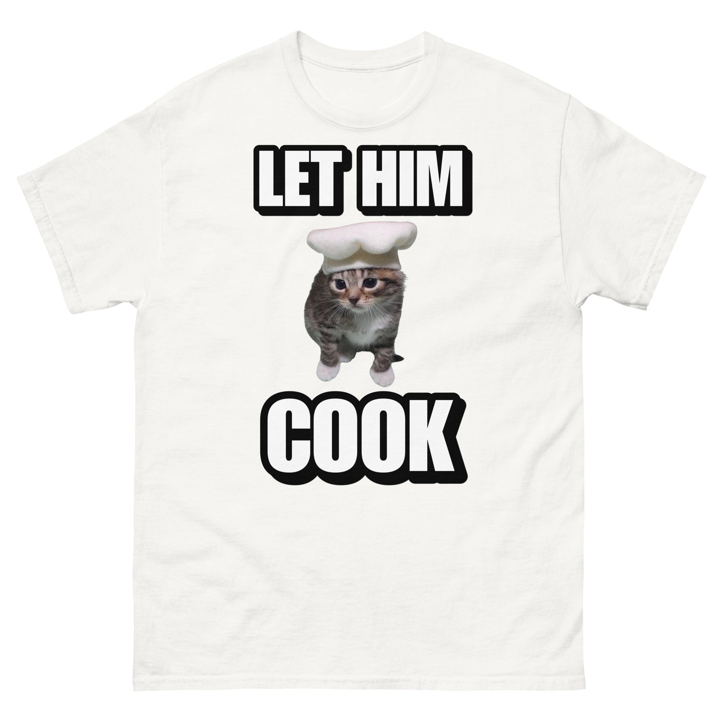 Let him cook kitty Cringey Tee