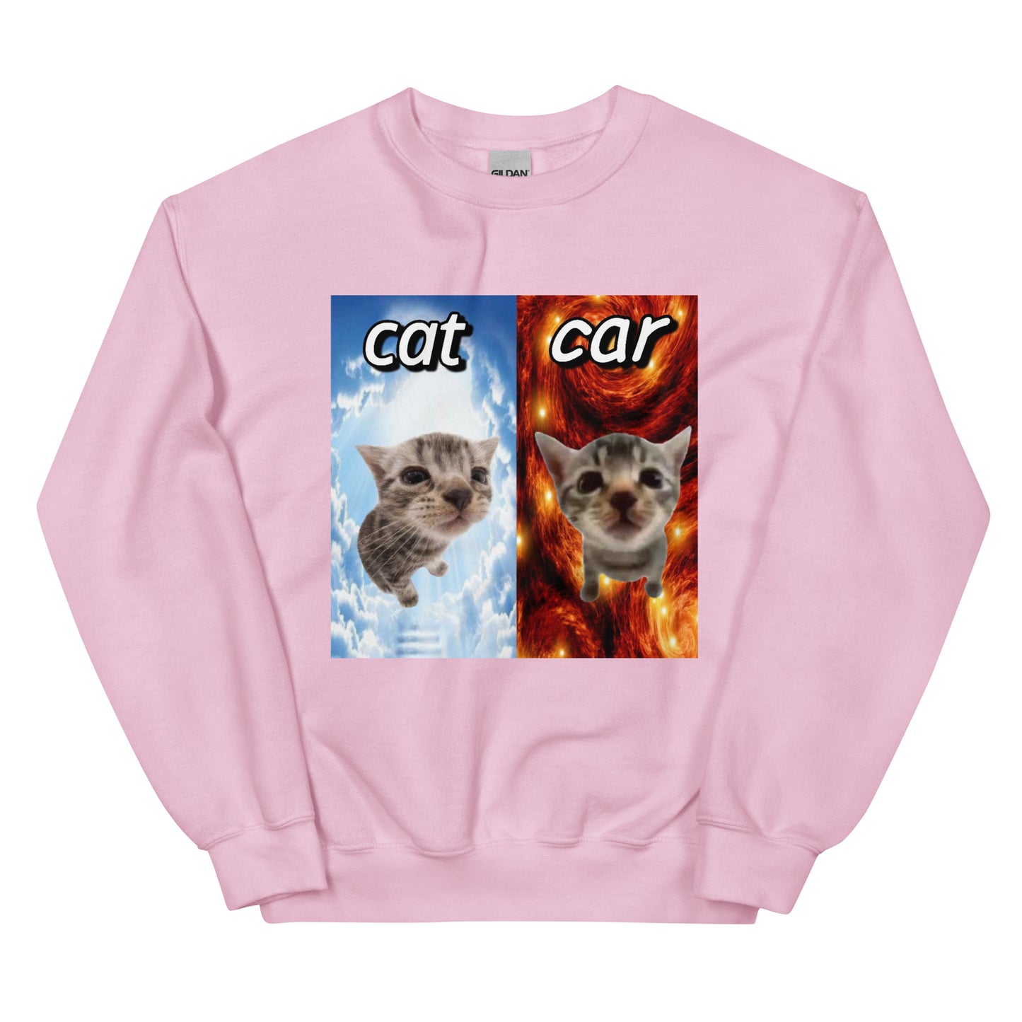 Cat vs Car Cringey Sweatshirt