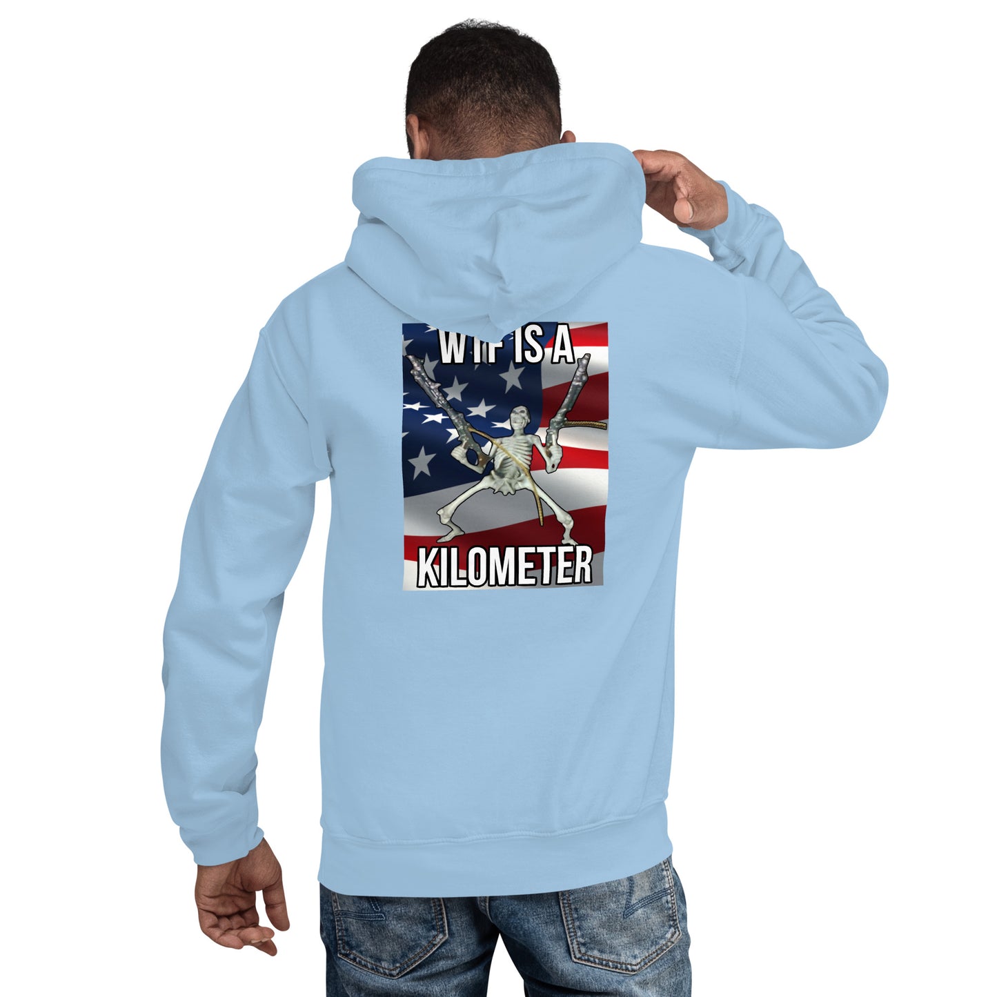 WTF is a Kilometer Hoodie BACK PRINT