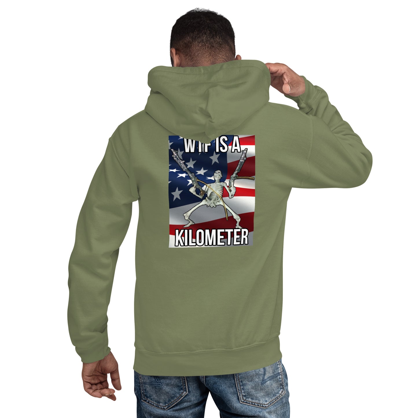 WTF is a Kilometer Hoodie BACK PRINT