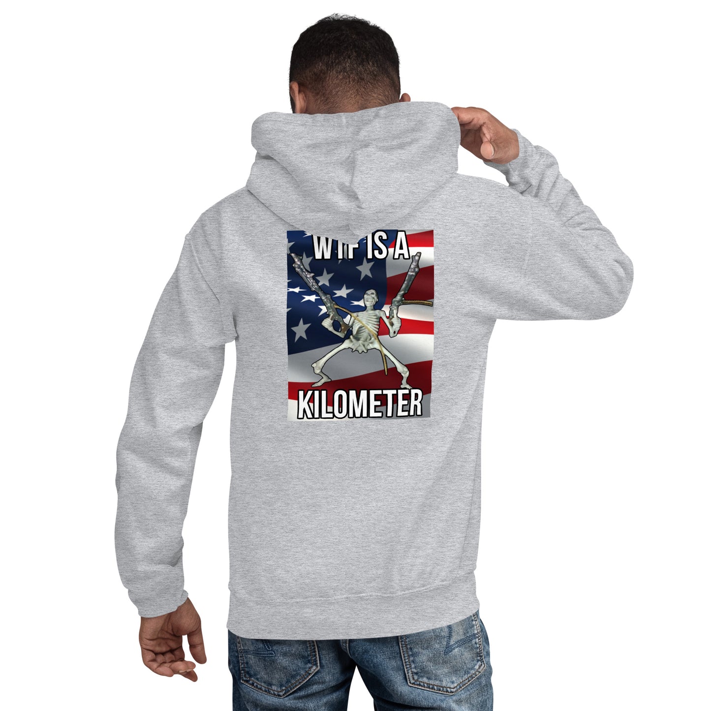 WTF is a Kilometer Hoodie BACK PRINT