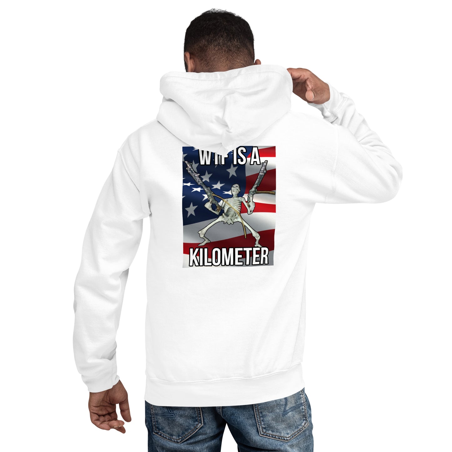 WTF is a Kilometer Hoodie BACK PRINT