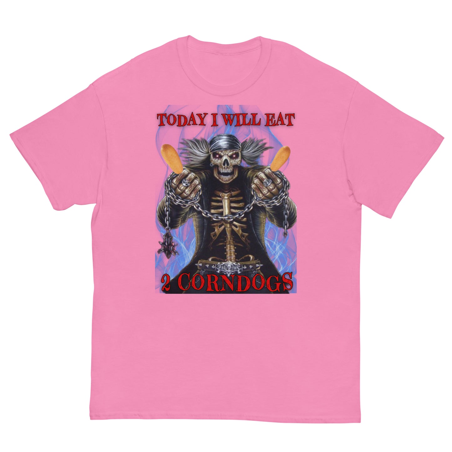 2 CORNDOGS Skeleton Cringey Tee