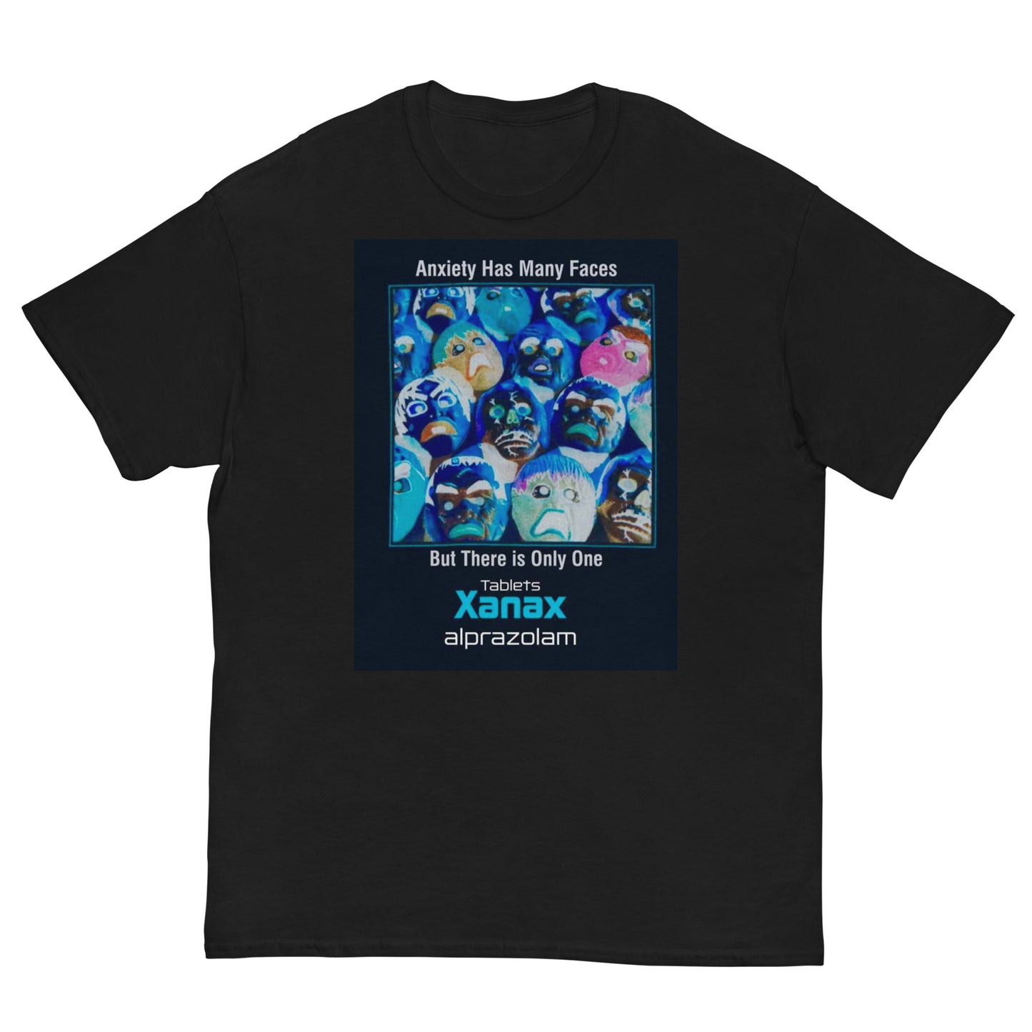 Anxiety has Many Faces Cringey Tee