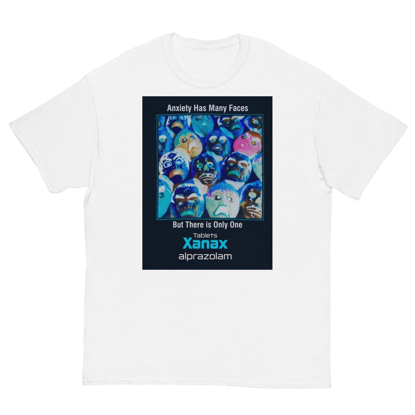 Anxiety has Many Faces Cringey Tee