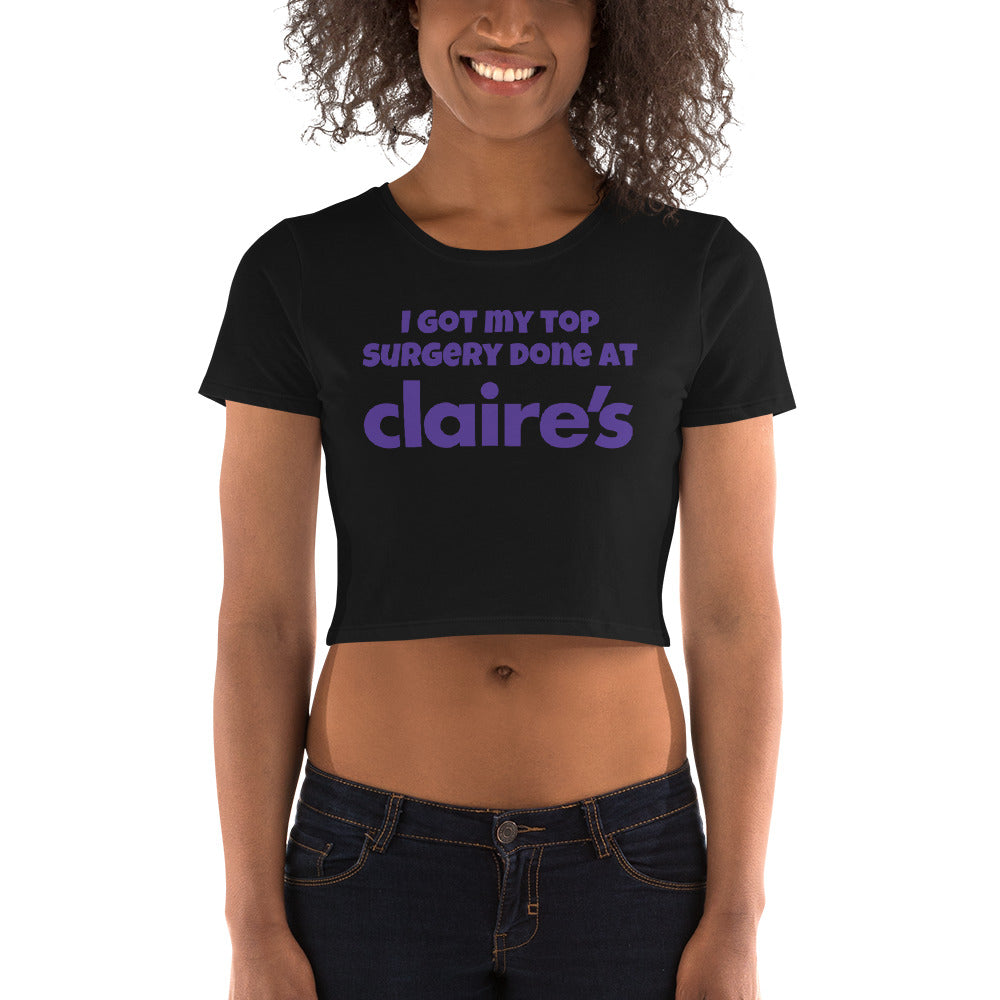 Top Surgery at Claire’s Cropped Tee